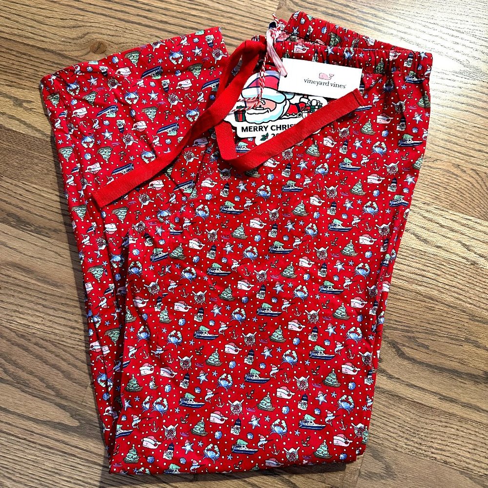 Womens Vineyard Vines Holiday Pajama Pants ~ Perfect Mother/Daughter